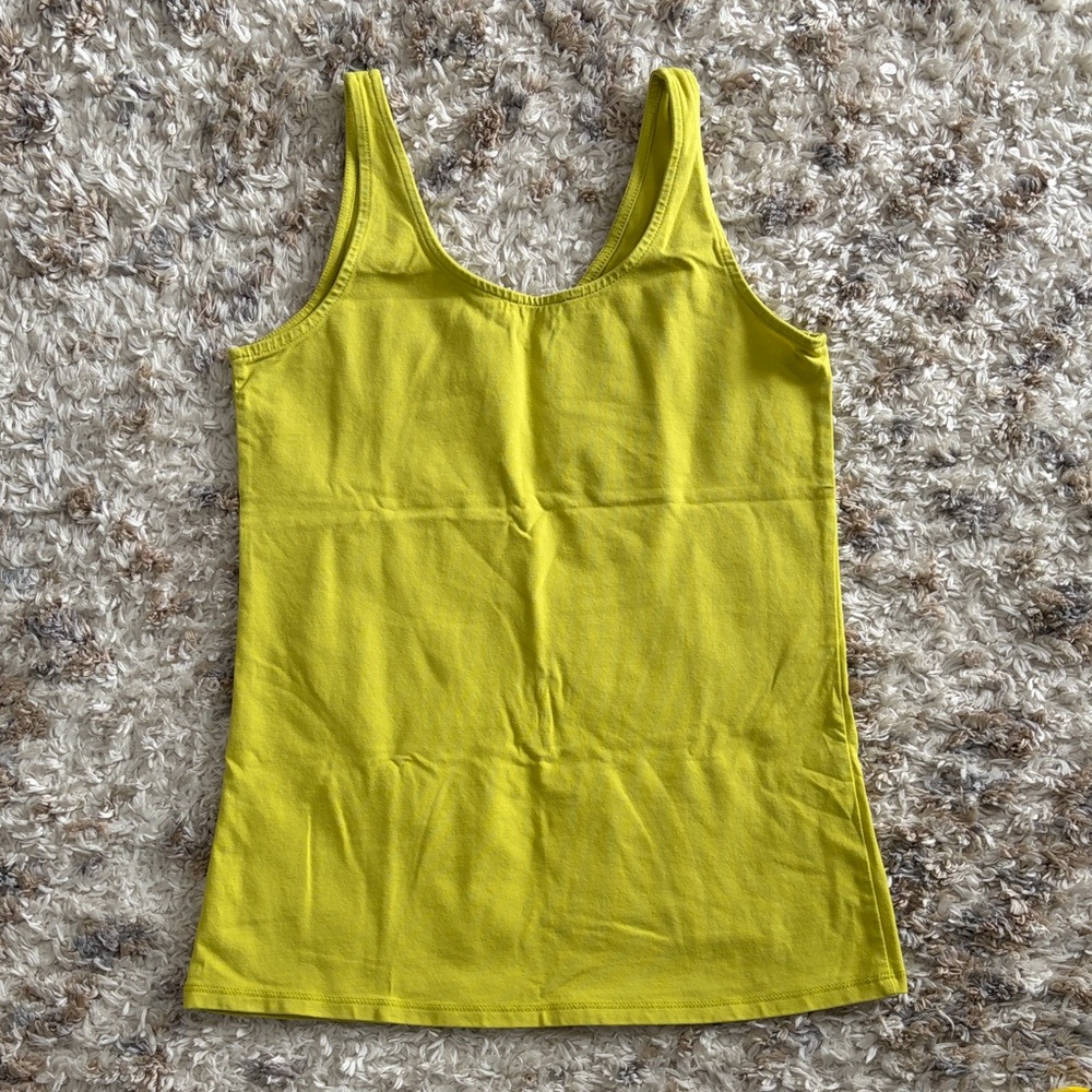 J. Jill Vibrant Yellow Tank Top